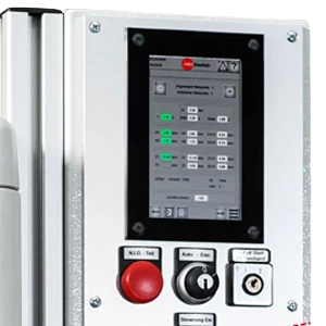 Control interface of the FMW Nietcontrol 3 process monitoring system